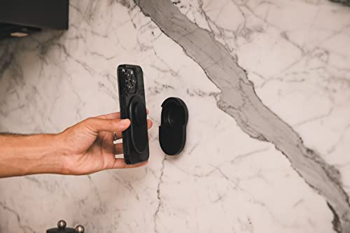 PopSockets Magnetic Suction Phone Mount, Adhesive Mount for MagSafe - Black - color: Black, style: MagSafe Mount