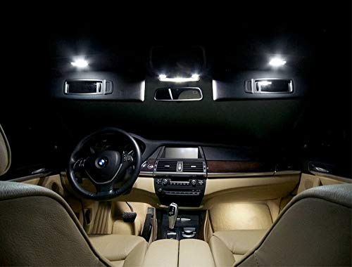 iJDMTOY LED Sun Visor Vanity Mirror Lights For BMW 5/7 Series - style: Grey