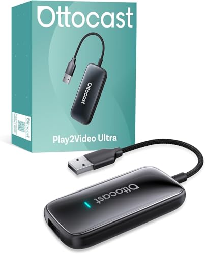 OTTOCAST Play2Video Ultra Wireless CarPlay Adapter AI Box 2026