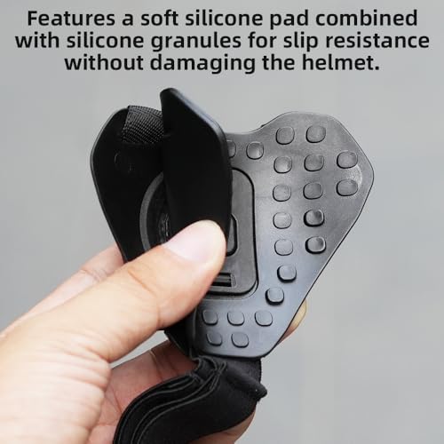 Slide-in Motorcycle Helmet Chin Strap Mount, Quick-Release Motorcycle Helmet Mount Compatible with Go Pro13/12/11/10/9, DJI Action 6/5 Pro/4, DJI Nano, Insta360 ONE R,AKASO/Campark/YI and More - style: Slide-in Motorcycle Helmet Chin Strap Mount