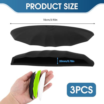 3PCS Car Backup Camera Rain Cover,Protection for License Plate Backup Camera Cover,Back up Camera for Truck, Ideal for Car and Truck Owners,DIY Enthusiasts and Daily Commuters (Black+White+Green) - color: black+white+green