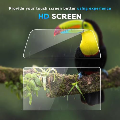 INTGET 2 PCS Screen Protector for 2024 2025 2026 VW/Volkswagen ID.4/2025 ID.Buzz Accessories Navigation GPS & Dash Tempered Glass Center Touch Screen Display Touchscreen Protective(12.9+5.3inch) - color: 12.9+5.3inch ID.4 2024+