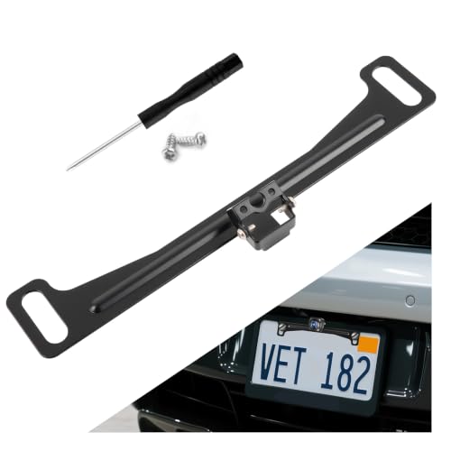 Adjustable Car License Plate Camera Mount,Backup Camera License Plate Mount