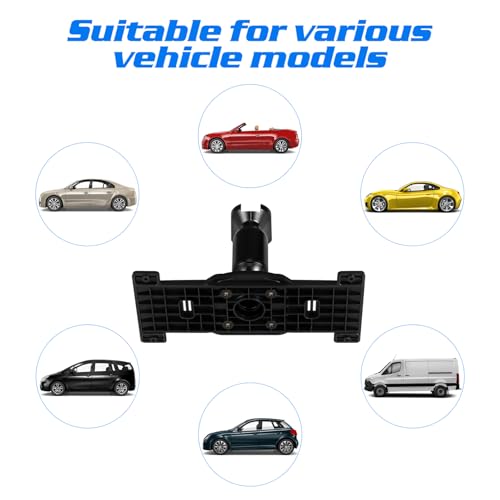 Gatuida Rearview Mirror Back Plate Dash Cam Mounting Bracket for Car Aluminum Alloy Mirror Dash Mount Holder Compatible with Hiac 2008-2011 6.10 X 2.63 X 0.39 Inch
