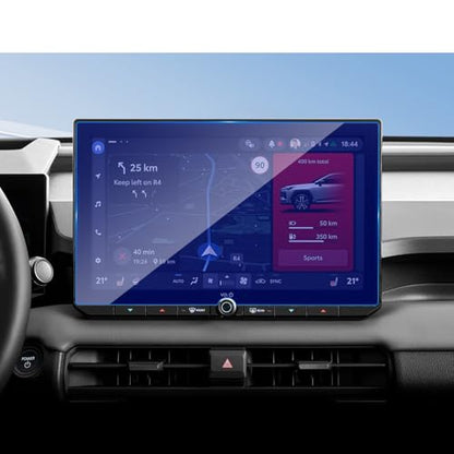 Tempered Glass for 2026 Toyota RAV4 Limited Nav Screen Protector 12.9 Inch - color: For 2026 Toyota RAV4 Nav 12.9 Blue