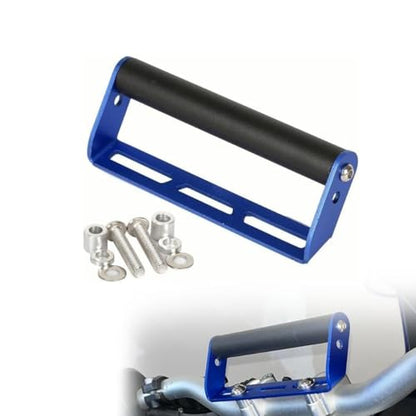 Off-Road Motorcycle Phone Mount, Universal Handlebar Mount for GPS Navigation & Smartphone, Dirt Bike Phone Holder (Blue) - size: Blue