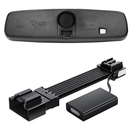 mangoal Dashcam Power Adapter Custom for Ford 16 Pin (Model A) for F150/F250/F350 Explorer Bronco and etc,Hide The Wires,GPS Radar Mirror Camera Dash Cam Adapte,Connects to Rearview Mirror(Exposed)