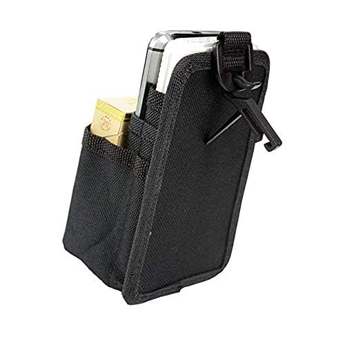 LUFOX Air Vent Car Pocket Caddy Organizer Holder with Charging Port for Phone,Cell Phone,Pencil,Charger (Black) - color: Black