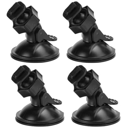 Universal Car Dash Cam Mount - Vacuum Suction Cup Holder with 4 Interchangeable Heads for GPS Navigation and Dashboard Recorder(Buckle w/o CardPos) - style: Buckle w/o CardPos