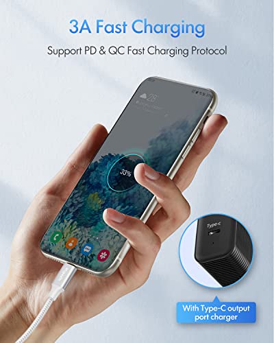 etguuds USB C to USB C Cable 6ft, 2-Pack 60W C to C Cable Fast Charging - color: White, size: 6ft