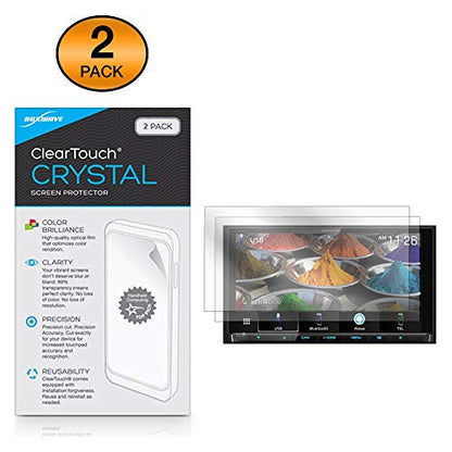 BoxWave Screen Protector Compatible with Kenwood Excelon DDX9906XR - ClearTouch Crystal (2-Pack), HD Film Skin - Shields from Scratches - size: Crystal Clear (2-Pack)
