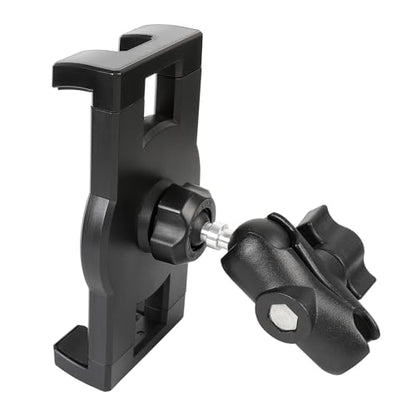 1" Ball Tablet Holder with Short Aluminum Alloy Arm, 360 Rotation, Fits 5-13" Tablets iPad Pro 12.9 Air Mini iPhone, Compatible with RAM Mounts - size: Tablet Holder w 2.36" Arm