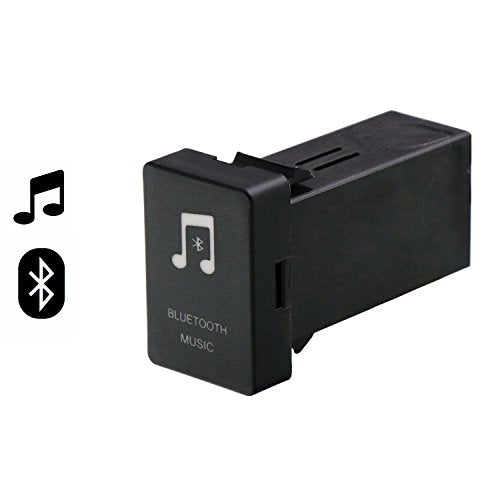 Timloon Car Bluetooth Music Adapter Module Panel Installation AUX Output Use for Toyota,Camry,Corolla,Yaris,RAV4,Reiz,Land Cruiser - color: TOYOTA -A