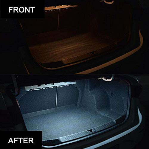 MASO Car Interior Dome Light 10LED Ceiling Roof Lamp 12V USB Rechargeable Reading Lights for Trailer/Van/Yacht/Boat/Caravan（Black+White）