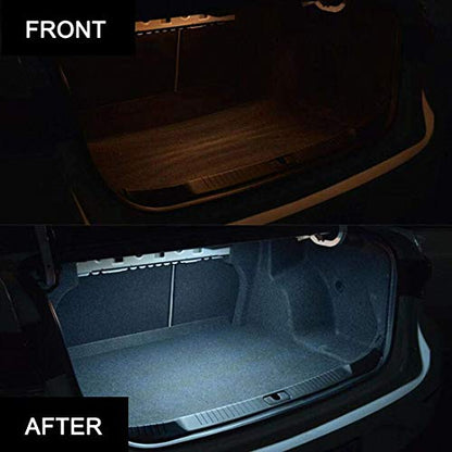 MASO Car Interior Dome Light 10LED Ceiling Roof Lamp 12V USB Rechargeable Reading Lights for Trailer/Van/Yacht/Boat/Caravan（Black+White）