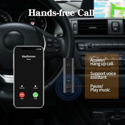 Bluetooth 5.1 Car Audio Stereo Cassette Vehicle Tape Converter Cassette Work While Charging Support TF Card