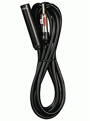 Metra 44-US13 Side/Top Mount Replacement Antenna for AM/FM Bands & 44-EC72 72-Inch Universal Antenna Extension Cable - style: Antenna + Cable