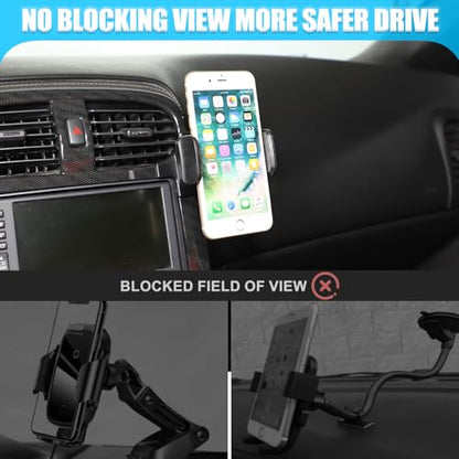 Car Phone Holder for Corvette C6 2005-2013 Centre Console Air Vent Rotatable Fixed Mobile Phone Mount Holder for Car Fit for iPhone Android and Universally Smartphones (Style A)