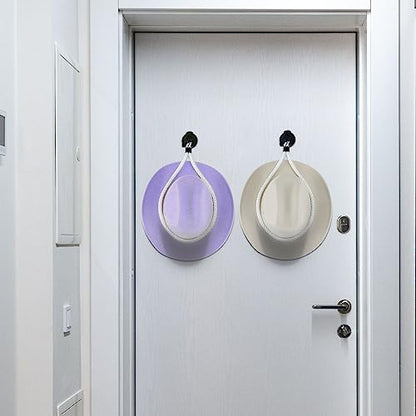 Hat Mounts Cowboy Hat Mounts for Your Vehicle, Cowboy Hat Holder Rack for Truck SUV Car, Cowboy Hat Rack with Suction Cup, Cowboy Hat Hanger for Car and Home (White) - color: White