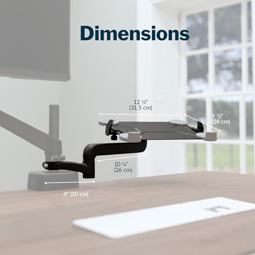 Vari Laptop Holder for Monitor Arm – Black - size: Laptop Holder