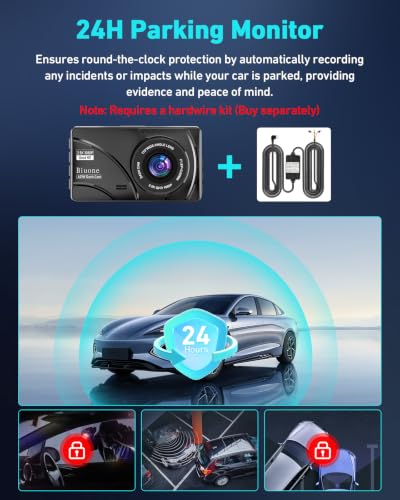 Dual Dash Cam, 2.5K Front, 1080P Rear, 5G WiFi, 64GB Card - size: A21W 2.5K Dash Cam