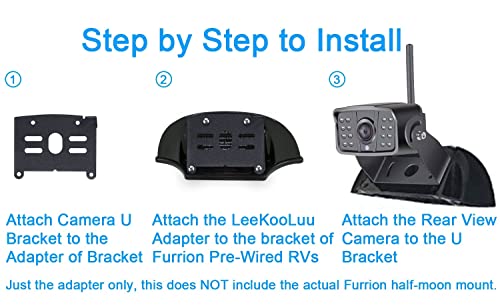 Yakry Bracket Adapter and Pig Tail Wire Plug Compatible with RVs Pre-Wired