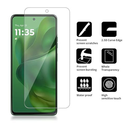 4 Pack Glass Screen Protector Compatible for Motorola Moto G Power (2026/2025) / XT2515 [9H Hardness]-HD Screen Tempered Glass, Scratch Resistant,Easy Install [Case Friendly] - size: Moto G Power (2026/2025)