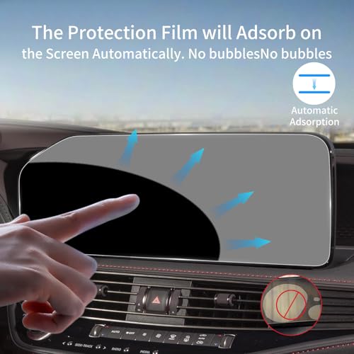 Screen Protector for 2021-2025 Lexus LS 500h 12.3-Inch Tempered Glass HD - color: For 21-25 LS 12.3 Inch HD