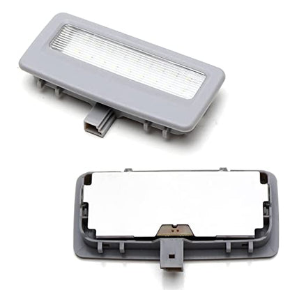 iJDMTOY LED Sun Visor Vanity Mirror Lights For BMW 5/7 Series - style: Grey