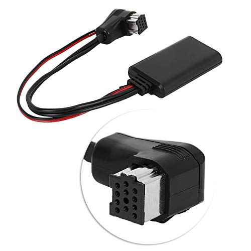 Car Bluetooth Adapter, Black ABS Bluetooth AUX Adapter Car Audio Stereo Module Stereo Jack Adapter Replacement Bluetooth Adapter Fit for Pioneer IP-BUS Input