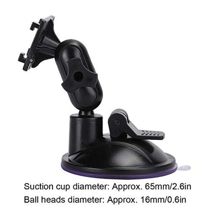 Yoidesu 360 Degree Adjustable Vacuum Suction Cup Dash Cam Mount Holder, Universal Dash Camera Rear View Mirror Mount Holder Kit for Most Dash Camera and Car Camera(Four Claw Head)