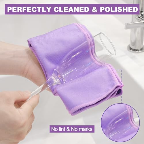 Norwεx - Basic Package - Microfiber - Window Cloth. Just water - without leaving streaks. For Household Enviro Dusting Cleaning Homes, Cars, Bars, Offices. Window Cloth makes cleaning a breeze. Purple - color: Window Cloth (Purple)