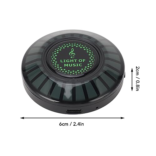 Voice Activated Rhythm Light, Sound Activated LED Lights, RGB Colorful Magnetic Pickup Music Sync Lights, Rechargeable ambient Lights for Car, Party, Desktop, DJ, Gaming Room