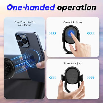 Sunsdrew Car Phone Holder for Cadillac Lyriq 2023-2026 Accessories, CT5/CT5 V/Optiq 2025 2026, XT4 2024-2026, Magnetic Phone Mount for 33-inch Screen, Hands-Free Phone Stand for All Phones - size: For Lyriq/CT5/Optiq