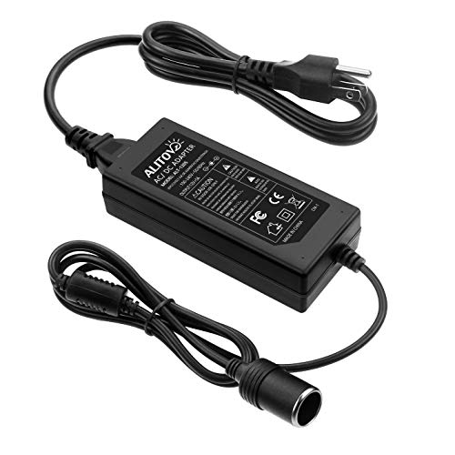 ALITOVE AC to DC Converter 12V 5A 60W 110V to 12V Converter Cigarette Lighter Adapter to Wall Plug 120V AC to DC Adapter for Small Car Vacuum Massager Fan MP3 Car Charger and Other Devices Under 60W - size: 5A (8FT Version)