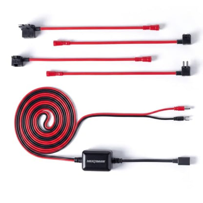 Nextbase Piqo Pro Install Hardwire Kit - Easy to Install, Enables Smart Parking, Battery Voltage Protection, LED Light, 12/24V Car Accessories, 1m Hard Wiring Kit Compatible with Nextbase Piqo Only - style: Hardwired Kit (Piqo)