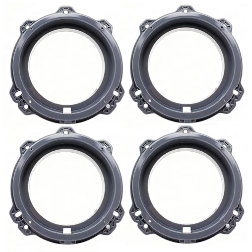 HIGHLIKEINST&Acc 4PCS 6"/6.5"/6.75" Car Speaker Adapter Bracket Speaker Wiring Harness Kit with 2006-2026 Hyundai Sonata/Santa Fe/Azera/Elantra/KIA 2011-2026 Speaker Adapter Brackets