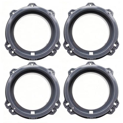 HIGHLIKEINST&Acc 4PCS 6"/6.5"/6.75" Car Speaker Adapter Bracket Speaker Wiring Harness Kit with 2006-2026 Hyundai Sonata/Santa Fe/Azera/Elantra/KIA 2011-2026 Speaker Adapter Brackets