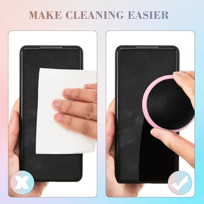 Suclain 4 Pack Screen Cleaner Balls Car Phone Screen Cleaning Cleaner Ball Microfiber Touch Cleaning Ball for Easter Computer Laptop Phone Monitor(Pink) - color: Pink