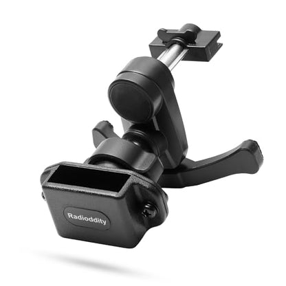 Radioddity RH4 Car Air Vent Mount, Universal Car Radio Holder, Belt Clip Steel-Hook 2-Way Radio Car Holder Bracket for Baofeng Retevis Yaesu Handhelds Walkie Talkie