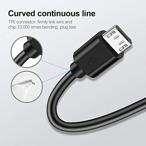 Garmin Edge 520/820 Charging Cable & Charger for Edge 1000/1030/130/520 Plus/530/830, Explore 1000/820, Fleet 590/660/670/770/780/790 GPS Cycling Bike Computer