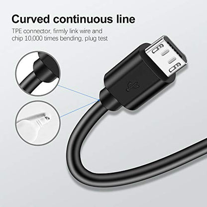 Garmin Edge 520/820 Charging Cable & Charger for Edge 1000/1030/130/520 Plus/530/830, Explore 1000/820, Fleet 590/660/670/770/780/790 GPS Cycling Bike Computer