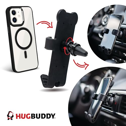 Alpena Hug Buddy Air Vent Universal Car Cell Phone Holder, Adjustable, Mount Compatible with iPhone, Samsung Galaxy, LG, Google, Nexus 5X, and Most Smartphones, Bamboo the Panda - color: Bamboo The Panda