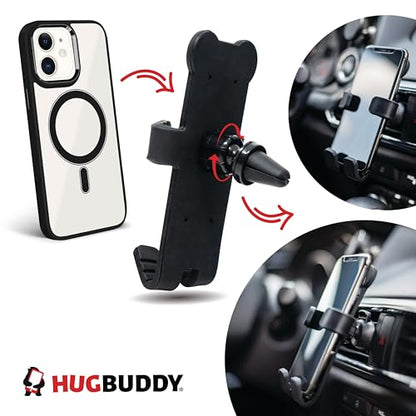 Alpena Hug Buddy Air Vent Universal Car Cell Phone Holder, Adjustable, Mount Compatible with iPhone, Samsung Galaxy, LG, Google, Nexus 5X, and Most Smartphones, Bamboo the Panda - color: Bamboo The Panda