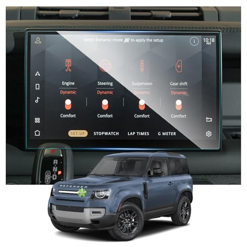 Ruiya Screen Protector for Defender 11.4-in Display Touchscreen 9HD Tempered Glass Compatible with 2023-2026 Land Rover Defender 90/110/130 Accessories - color: 2023-2026 Land Rover Defender 11.4-inch