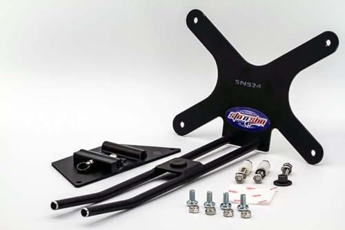 STO N SHO Front License Plate Bracket Compatible with 2010-2013 Chevrolet V6 Camaro (SNS24)