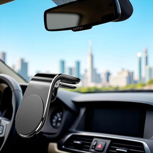 1Pc Black Universal Phone Holder Clip Car Air Vent Magnetic Mount Bracket for GPS Suporte Celular Car Phone, Vent Clip Phone Holder,Cell Phone Automobile Cradles,Automobile Accessories