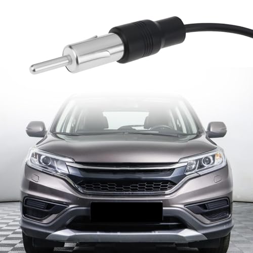 ECSiNG 1x Car Radio Antenna Adapter Cable 24 cm Compatible with Honda Civic 2012 CR-V Accord 2014 City AM FM