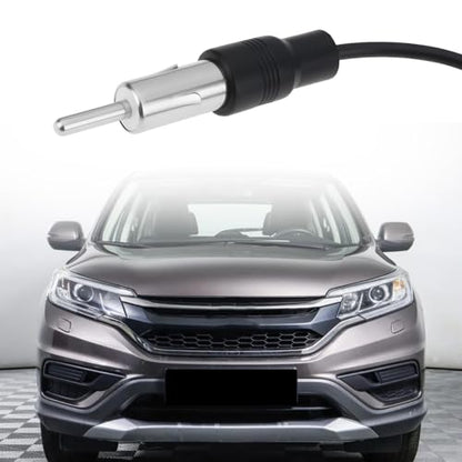 ECSiNG 1x Car Radio Antenna Adapter Cable 24 cm Compatible with Honda Civic 2012 CR-V Accord 2014 City AM FM