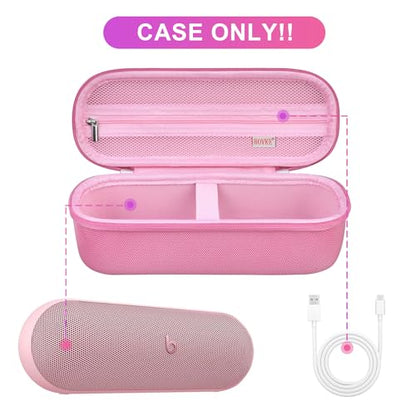 BOVKE Case for Beats Pill/Beats Pill x Kim Kardashian Bluetooth Speaker - color: Pink